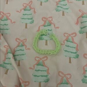 Glow in the dark, green bracelet